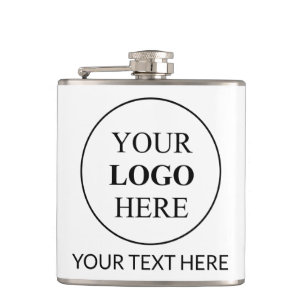 Custom Promotional Logo – No Minimum Order Hip Flask