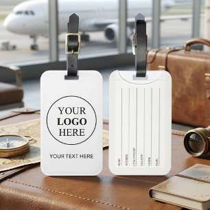 Custom Promotional Logo – No Minimum Order Luggage Tag