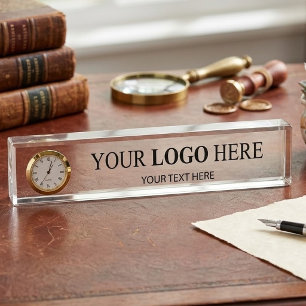 Custom Promotional Logo – No Minimum Order Nameplate