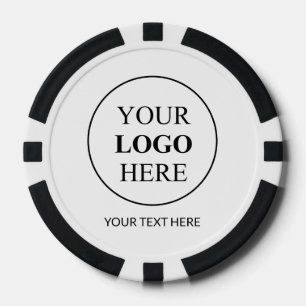 Custom Promotional Logo – No Minimum Order Poker Chips