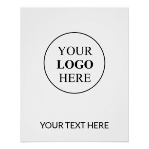 Custom Promotional Logo – No Minimum Order Poster