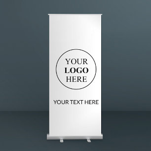 Custom Promotional Logo – No Minimum Order Retractable Banner