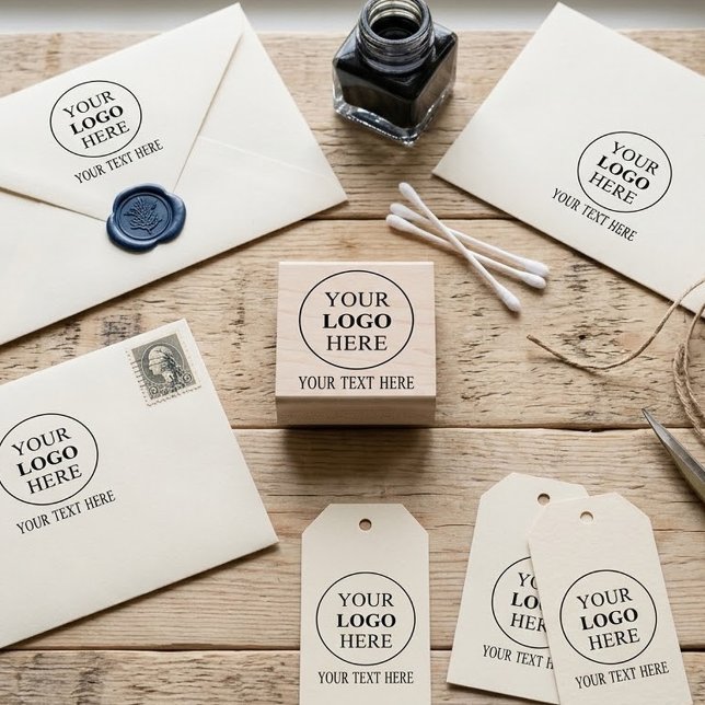 Custom Promotional Logo – No Minimum Order Rubber Stamp (Creator Uploaded)