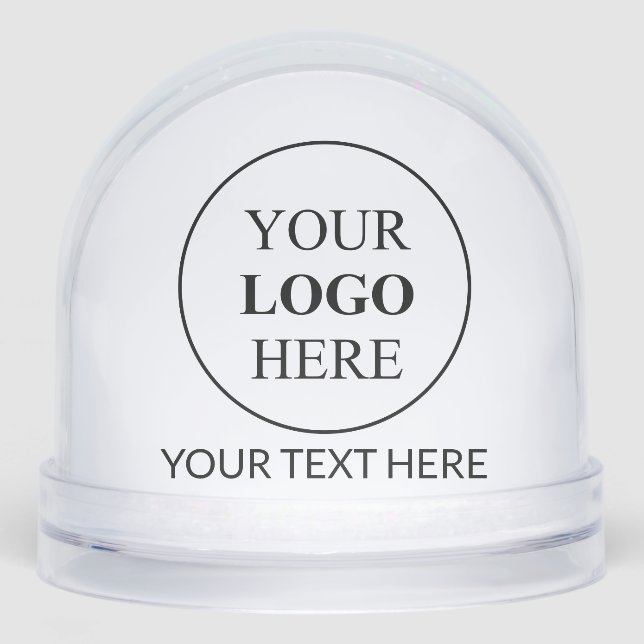 Custom Promotional Logo – No Minimum Order Snowglobe (Front)