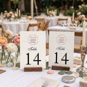 Custom Promotional Logo – No Minimum Order Table Number