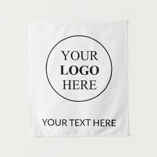 Custom Promotional Logo – No Minimum Order Tapestry (Front)