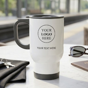 Custom Promotional Logo – No Minimum Order Travel Mug