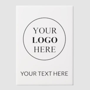 Custom Promotional Logo – No Minimum Order Vellum Invitations
