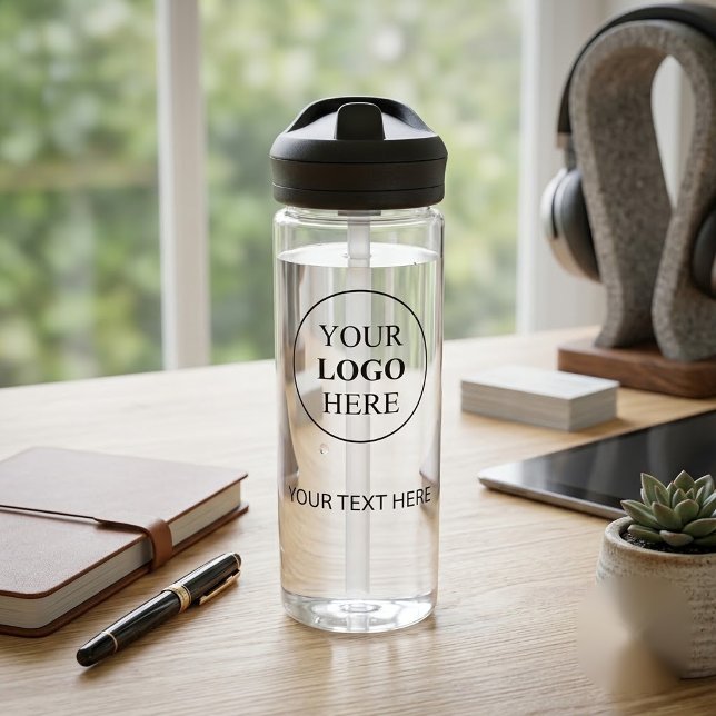 Custom Promotional Logo – No Minimum Order Water Bottle (Creator Uploaded)