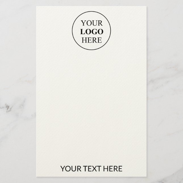 Custom Promotional Logo Stationery (Front)