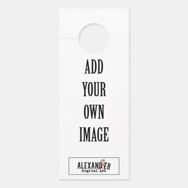 Custom Promotional or Party Favour Door Hanger (Front)