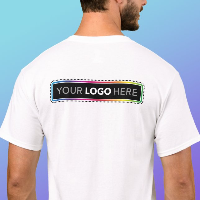 Custom Promotional T-Shirt - Logo on Back (Creator Uploaded)