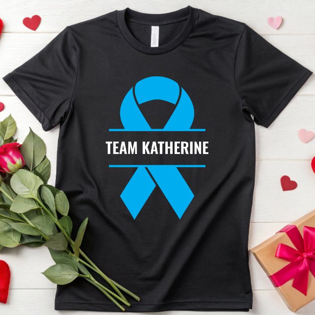 Custom Prostate Cancer Team Support Cancer Family T-Shirt (Creator Uploaded)
