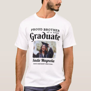 Custom Proud Brother of Graduate 2026 T-Shirt