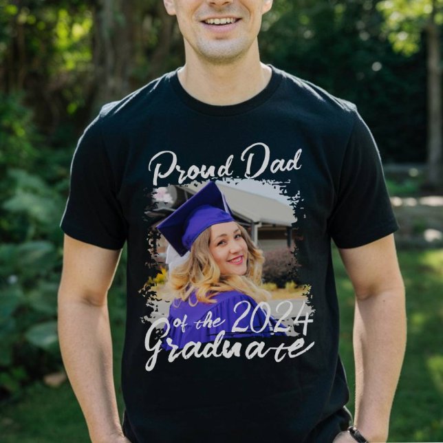 Custom Proud Dad Of The 2024 Graduate T-Shirt (Creator Uploaded)
