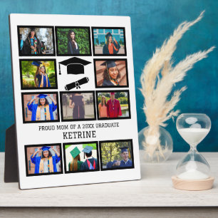 Custom proud dad of the graduate 11 photo collage  plaque