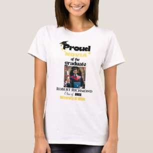 Custom Proud Family of a Graduate Matching T-Shirt