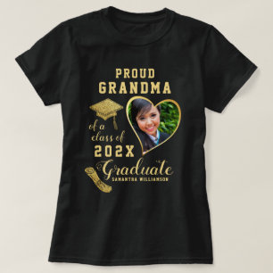 Custom Proud Grandma of a Class of 2024 Graduate T-Shirt