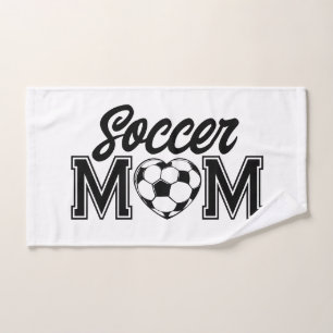Custom Proud Soccer Mum Sports Fan Gear Game Day Hand Towel