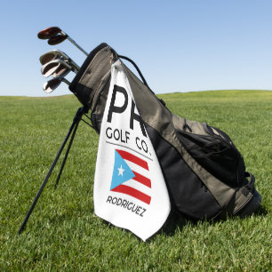Custom Puerto Rico Golf Towel – PR Golf Co. Person