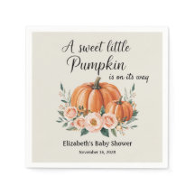 Custom Pumpkin Baby Shower