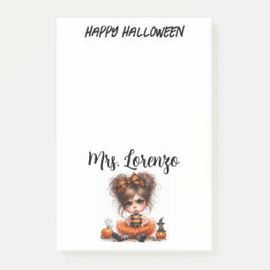 Custom Pumpkin Parade — A Whimsical Halloween Post-it Notes