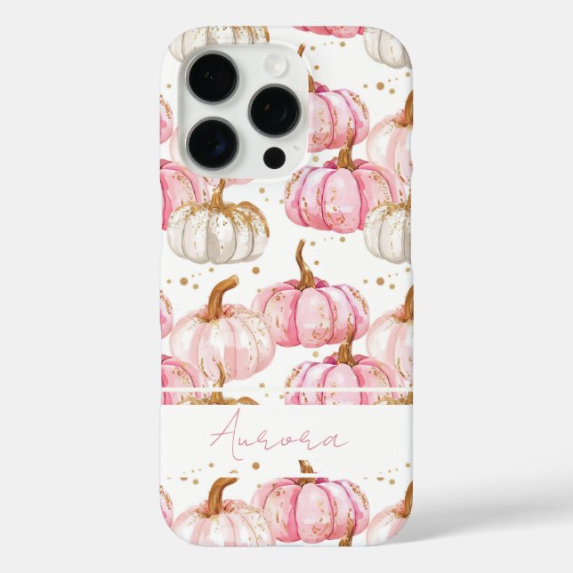 Custom Pumpkin Pattern Phone Case (Back)