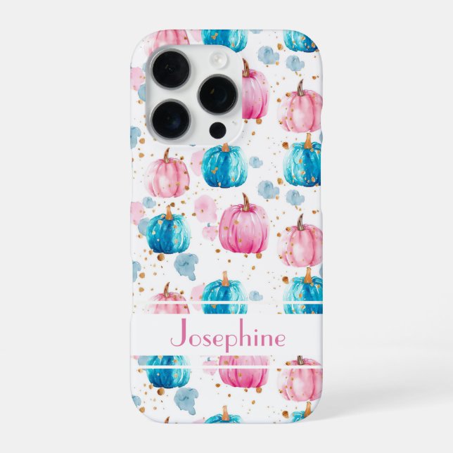 Custom Pumpkin Pattern Phone Case (Back)