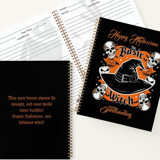 Custom Pumpkin Recipe Book Witch Hat Halloween (Creator Uploaded)