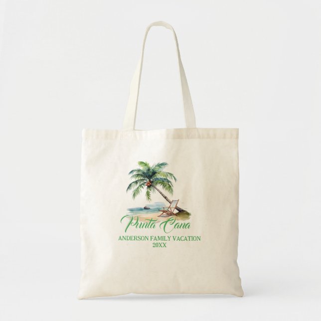 Custom Punta Cana Beach  Tote Bag (Front)