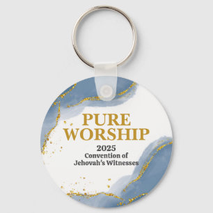 Custom Pure Worship 2025 Convention JW Gifts Key Ring