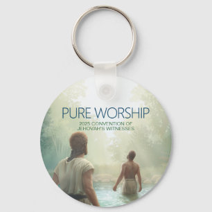 Custom Pure Worship 2025 Convention JW Gifts Key Ring