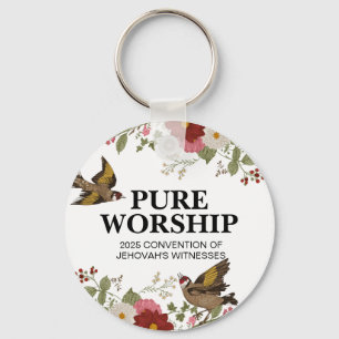 Custom Pure Worship 2025 Convention JW Gifts Key Ring