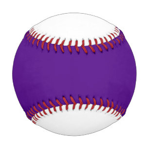 Custom Purple Baseball with Red Stitching
