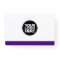 Custom Purple Company Logo Name Title Bar Code