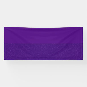Custom Purple Glitter Bottom Banner