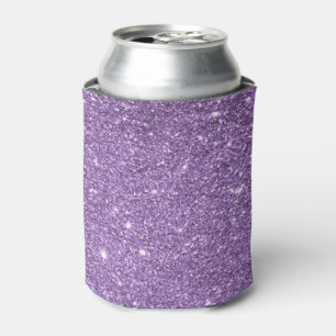 Custom Purple Glitter Can Cooler