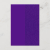 Custom Purple & Glitter Enclosure Card