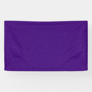 Custom Purple Glitter Fabric Banner