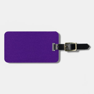 Custom Purple Glitter Luggage Tag