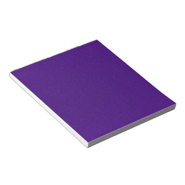 Custom Purple Glitter Noise Notepad (Angled)