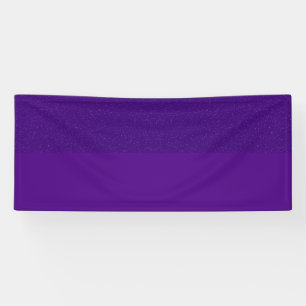 Custom Purple Glitter Top Banner