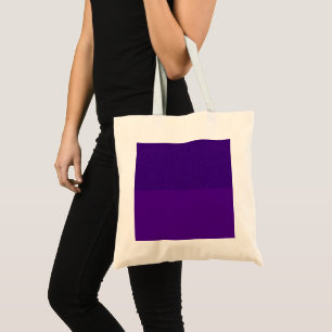 Custom Purple Glitter-Top Matte Tote Bag