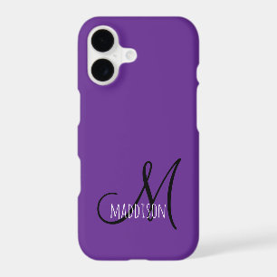 Custom Purple Monogram