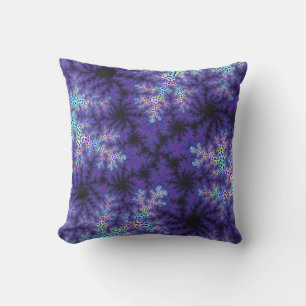 Custom Purple Pastel Speckle Throw Pillow