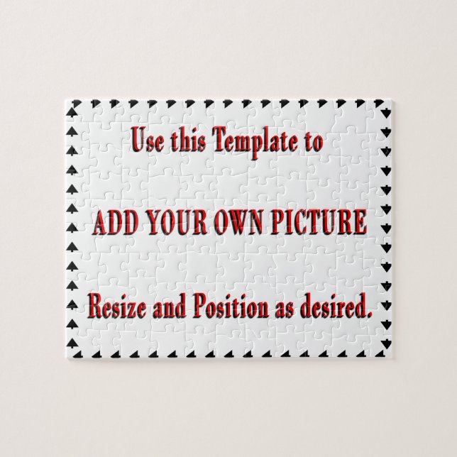 Custom Puzzle- add your own picture Jigsaw Puzzle (Horizontal)