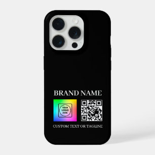 Custom QR Code Business Logo Branding iphone case
