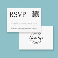 Custom QR Code Business logo Email RSVP