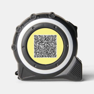 Custom QR Code Business Tape Measure Template 1