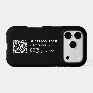 Custom QR code & Editable Retro-Modern Text